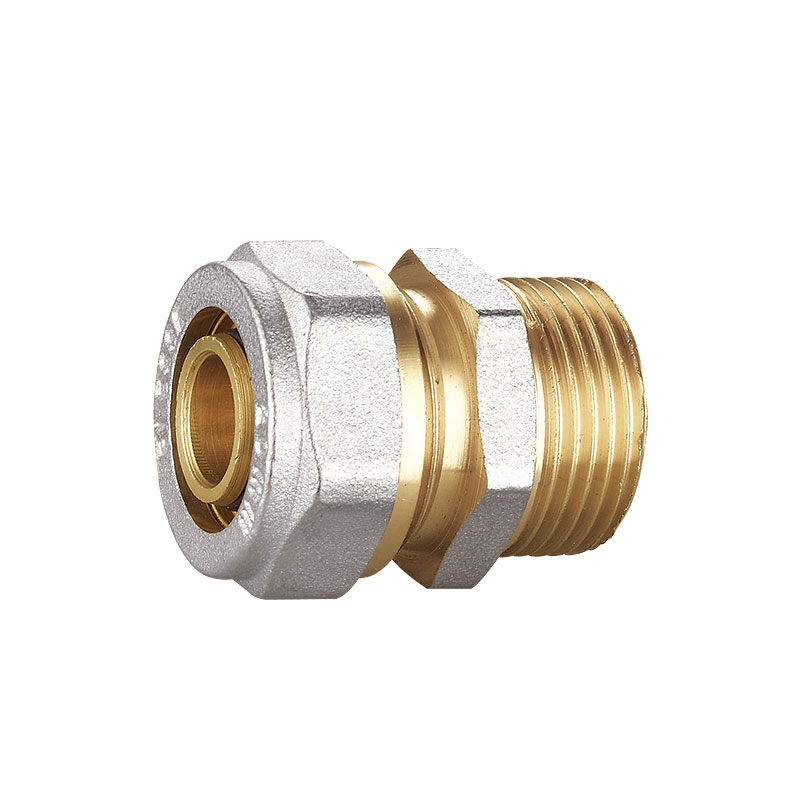 Vente d'usine bon prix raccord en laiton pex mâle AMT-1201