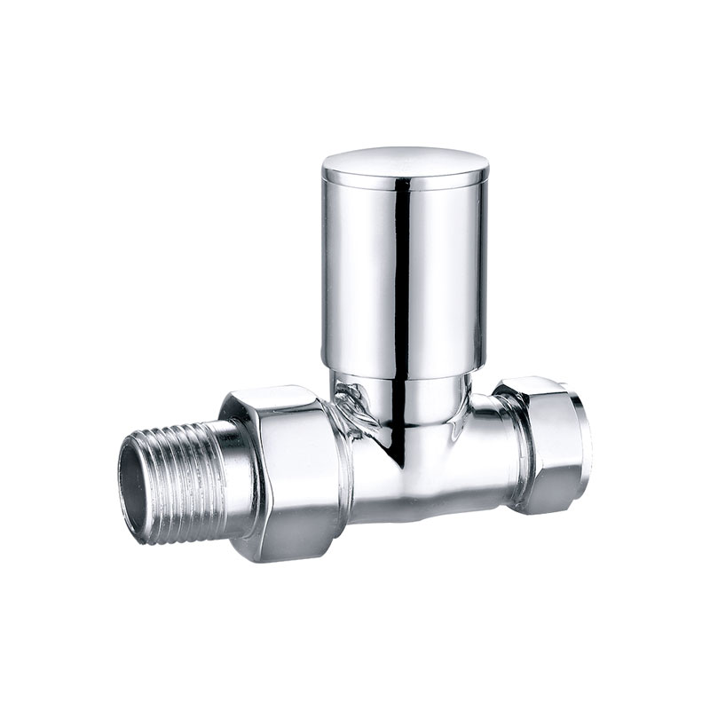 Robinet de radiateur droit en laiton pour système de chauffage par le sol AMT-4021
