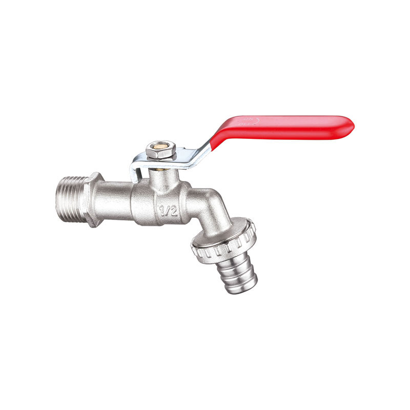 Robinet d'eau de jardin corps en laiton couleur chrome AMT-7003