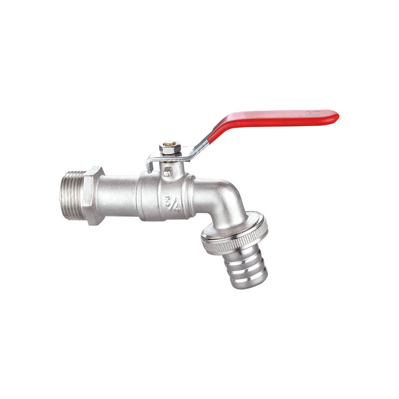 Robinet d'eau de jardin corps en laiton couleur chrome AMT-7003