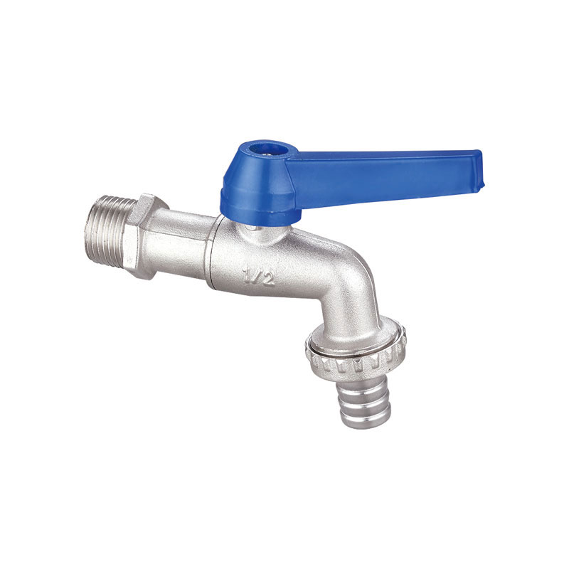 Robinet à bille en laiton avec poignée bleue de bonne qualité AMT-7006