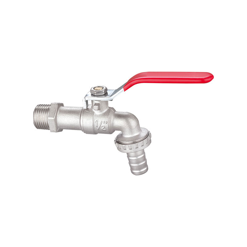Robinet à bavette en laiton nickelé AMT-7011